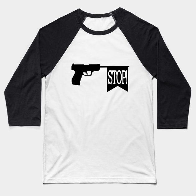 Stop Killing! Baseball T-Shirt by tabslabred